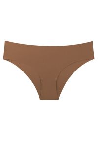 Intica - Figi bezszwowe gładkie niewidoczne pod ubraniem Omega. Kolor: brązowy. Materiał: materiał. Wzór: gładki