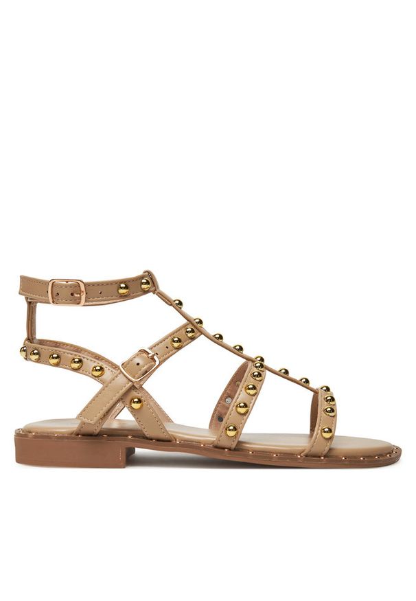 Sandały DeeZee. Kolor: beżowy