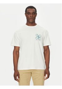 Quiksilver T-Shirt EQYZT08032 Écru Oversize. Materiał: bawełna
