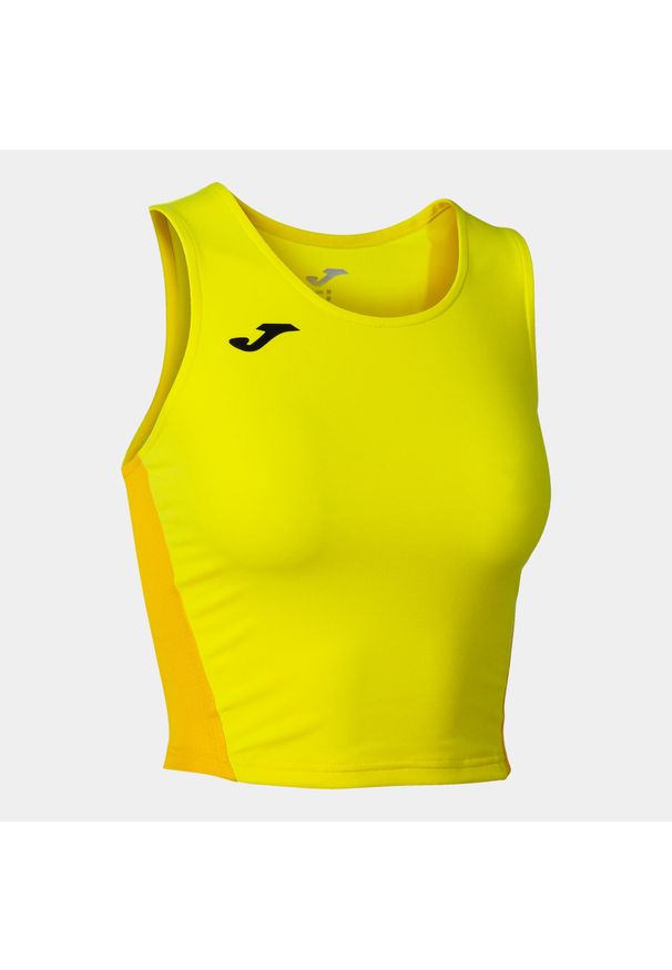 Tank top do biegania damski Joma R-Winner Crop top. Kolor: żółty