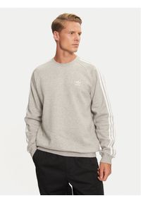 Adidas - adidas Bluza adicolor Classics 3-Stripes IM4514 Szary Regular Fit. Kolor: szary. Materiał: syntetyk, bawełna #1