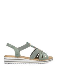 Sandały Rieker. Kolor: zielony #1