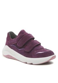 Sneakersy Superfit 1-000630-8500 M Lila. Kolor: fioletowy. Materiał: welur, skóra #1