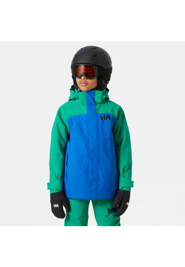 Dziecięca kurtka narciarska Helly Hansen Jewel. Kolor: niebieski. Sezon: zima. Sport: narciarstwo
