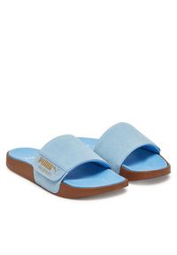 Puma Klapki Leadcat 2.0 Palermo Foil 399041 03 Niebieski. Kolor: niebieski. Materiał: zamsz, skóra
