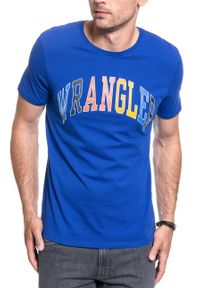 Wrangler - WRANGLER SS RAINBOW TEE COBALT BLUE W7C7D3B09 112131740