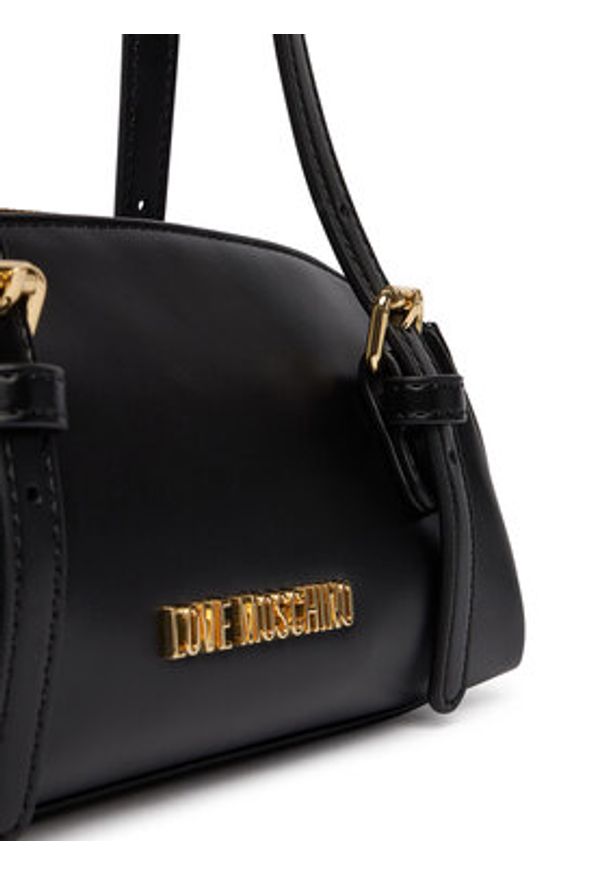 Love Moschino - LOVE MOSCHINO Torebka JC4101PP1OLY0000 Czarny. Kolor: czarny. Materiał: skórzane