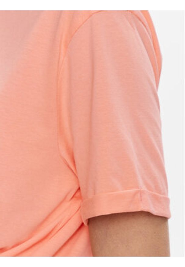 Roxy T-Shirt Noon Ocean ERJZT05490 Pomarańczowy Regular Fit. Kolor: pomarańczowy. Materiał: bawełna