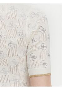 Guess Sweter W5GR20 Z3D60 Écru Regular Fit. Materiał: wiskoza #5