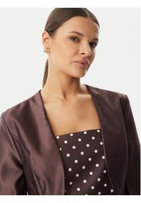 Rinascimento Bolerko CFC0127677003 Brązowy ciemny Regular Fit. Kolor: brązowy. Materiał: syntetyk #5