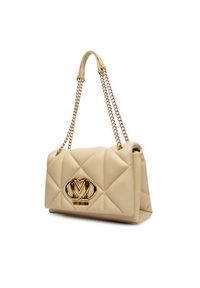 Love Moschino - LOVE MOSCHINO Torebka JC4041PP1OLC0129 Beżowy. Kolor: beżowy. Materiał: skórzane #4