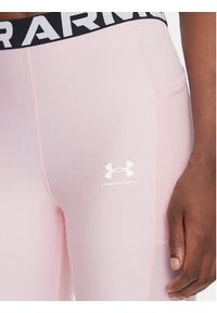 Under Armour Legginsy HeatGear 1388693 Różowy Slim Fit. Kolor: różowy. Materiał: syntetyk #4