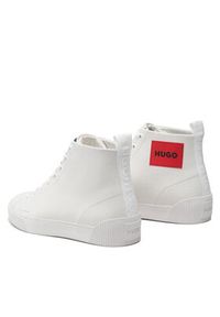 Hugo Sneakersy Zero 50471336 10228693 01 Biały. Kolor: biały. Materiał: skóra #2