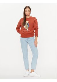 Polo Ralph Lauren Bluza 211910127001 Czerwony Regular Fit. Typ kołnierza: polo. Kolor: czerwony. Materiał: bawełna #6