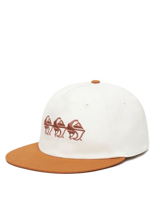 Quiksilver Czapka z daszkiem EQYHA03412 Biały. Kolor: biały. Materiał: bawełna