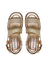 MICHAEL Michael Kors Espadryle Lynn 40S5LYFS1M Złoty. Kolor: złoty. Materiał: skóra #5