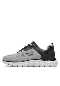 skechers - Skechers Sneakersy Track Broader 232698/GYBK Szary. Kolor: szary. Materiał: materiał #6