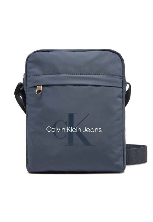Saszetka Calvin Klein Jeans. Kolor: niebieski