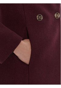 Rinascimento Płaszcz wełniany CFC0126218003 Bordowy Regular Fit. Kolor: czerwony. Materiał: syntetyk #3