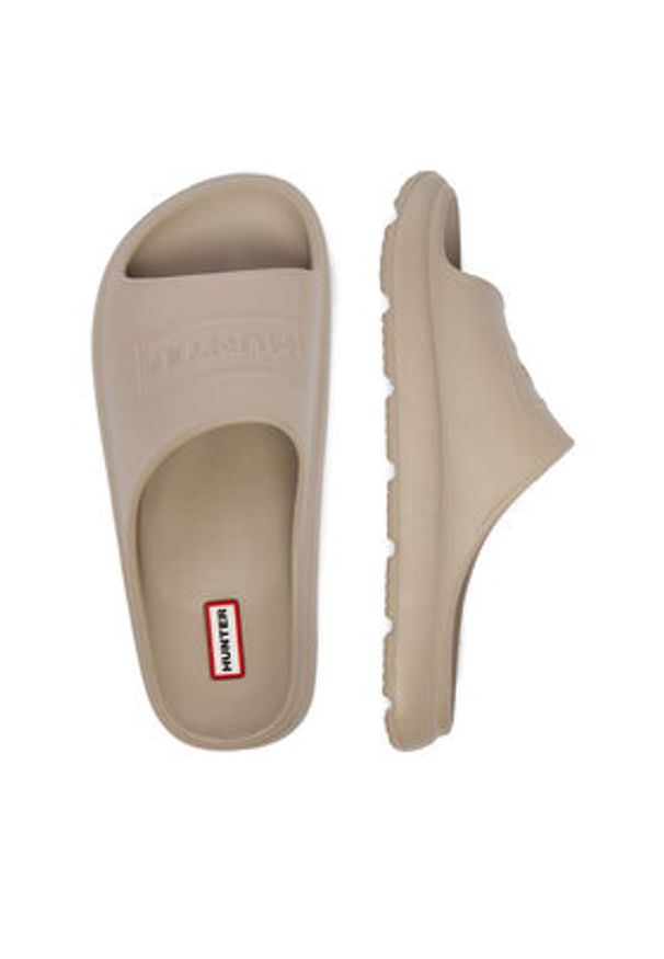 Hunter Klapki CEOWB-840143AM Beżowy. Kolor: beżowy. Materiał: syntetyk