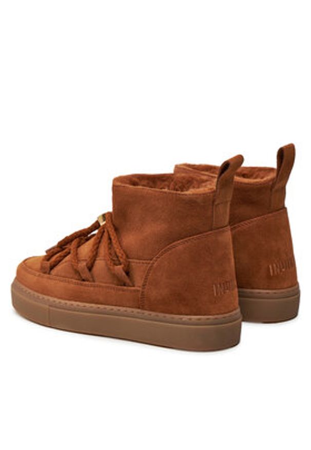 Inuikii Śniegowce Classic Low 75202-004 Brązowy. Kolor: brązowy. Materiał: zamsz, skóra