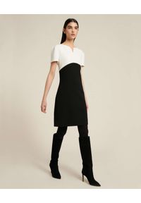 Luisa Spagnoli - LUISA SPAGNOLI - Czarno-biała sukienka mini Garanti. Kolor: czarny. Materiał: materiał. Długość: mini #3