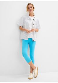 bonprix - Legginsy rybaczki (2 pary). Kolor: niebieski #2