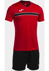 Zestaw Sportowy Joma Victory XL - Wygodny i Zrównoważony. Kolor: czerwony, czarny, wielokolorowy. Materiał: dresówka. Sport: piłka nożna