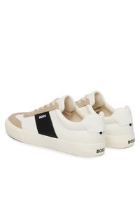 BOSS Sneakersy Aiden 50563847 Beżowy. Kolor: beżowy. Materiał: materiał #6