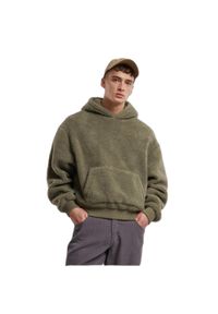 Oversized bluza z kapturem Urban Classics. Typ kołnierza: kaptur. Kolor: zielony. Materiał: materiał. Sezon: zima #1