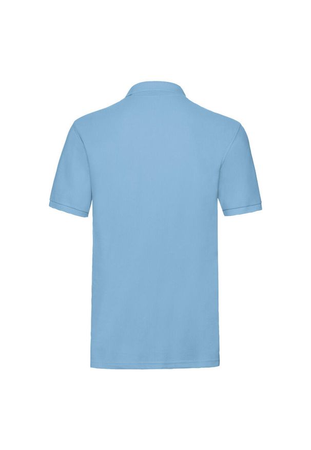 FRUIT OF THE LOOM - Koszulka Polo Premium Unisex Dla Dorosłych. Typ kołnierza: polo. Kolor: niebieski