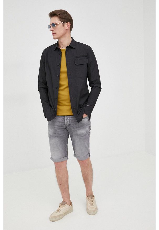 G-Star RAW - G-Star Raw t-shirt bawełniany (2-pack) kolor zielony. Kolor: zielony. Materiał: bawełna. Wzór: gładki