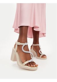 melissa - Melissa Sandały Melissa Snake Block + Bo.Bo Ad 35775 Beżowy. Kolor: beżowy #7