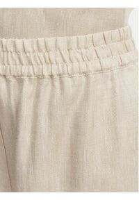 Weekend Max Mara Kuloty Felino 2615131042 Kremowy Relaxed Fit. Kolor: kremowy. Materiał: len #2