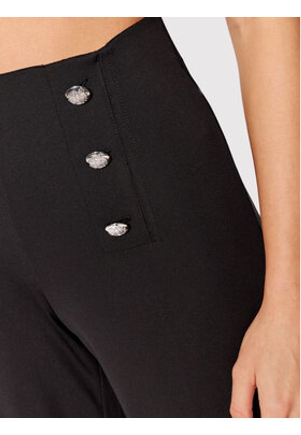 Lauren Ralph Lauren Spodnie materiałowe 200807573002 Czarny Wide Leg. Kolor: czarny. Materiał: syntetyk