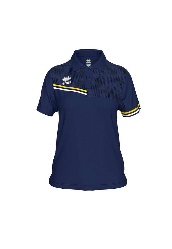 ERREA - Polo Errea Eden Polo Mc Reklama Damskie. Typ kołnierza: polo. Kolor: niebieski
