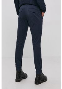 !SOLID - Solid Spodnie męskie kolor granatowy joggery. Kolor: niebieski. Materiał: tkanina, bawełna. Wzór: gładki #3