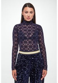 Elisabetta Franchi - Body damskie tiulowe ELISABETTA FRANCHI. Materiał: tiul