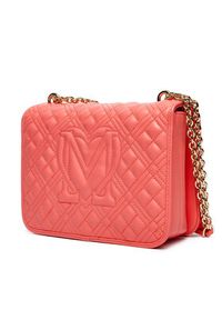 Love Moschino - LOVE MOSCHINO Torebka JC4000PP1MLA0464 Koralowy. Kolor: pomarańczowy. Materiał: skórzane
