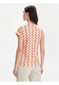 Marella T-Shirt Zum 2413941022 Kolorowy Regular Fit. Materiał: bawełna. Wzór: kolorowy #3