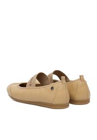 Beverly Hills Polo Club Baleriny EO-WI16-ELENA-01 Beżowy. Kolor: beżowy. Materiał: skóra #4