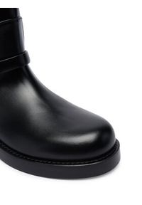 Elisabetta Franchi Oficerki SA-57B-56E2-V1050 Czarny. Kolor: czarny. Materiał: skóra #4