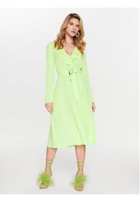 Patrizia Pepe Sukienka koktajlowa 8A1128/A8I1-Y426 Zielony Regular Fit. Kolor: zielony. Materiał: wiskoza. Styl: wizytowy #4