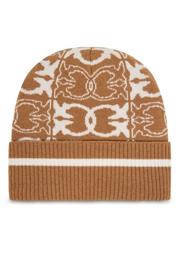 Pinko - Czapka PINKO. Kolor: brązowy