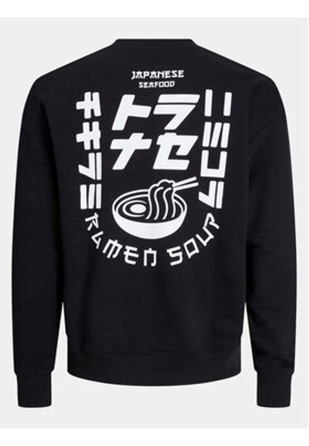 Jack & Jones - Jack&Jones Bluza Dirk 12249455 Czarny Wide Fit. Kolor: czarny. Materiał: syntetyk