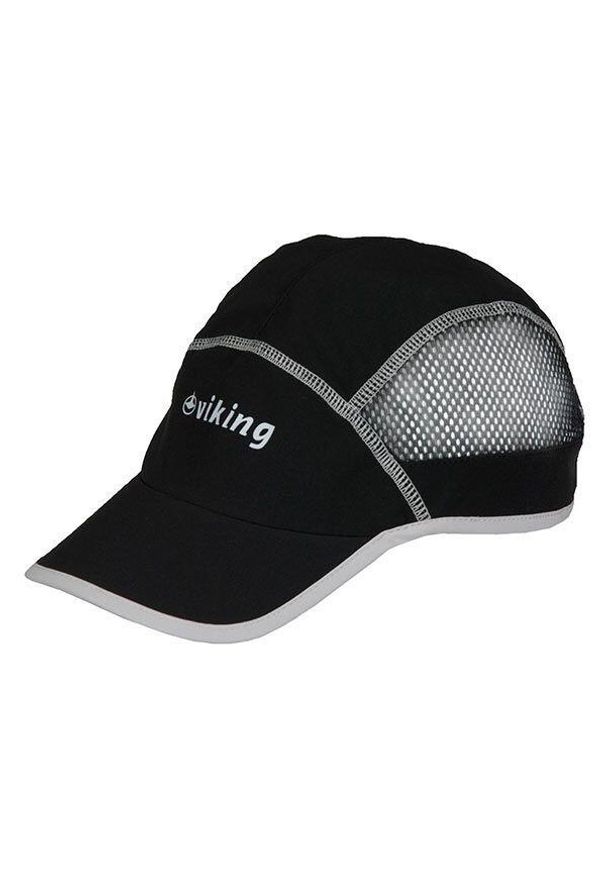 Czapka z daszkiem Viking Sprint. Kolor: czarny. Styl: sportowy