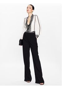 Elisabetta Franchi Spodnie materiałowe PA-072-32E2-V280 Czarny Regular Fit. Kolor: czarny. Materiał: materiał, syntetyk