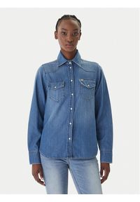 Liu Jo Koszula jeansowa UA6339 D4851 Granatowy Regular Fit. Kolor: niebieski. Materiał: bawełna #1