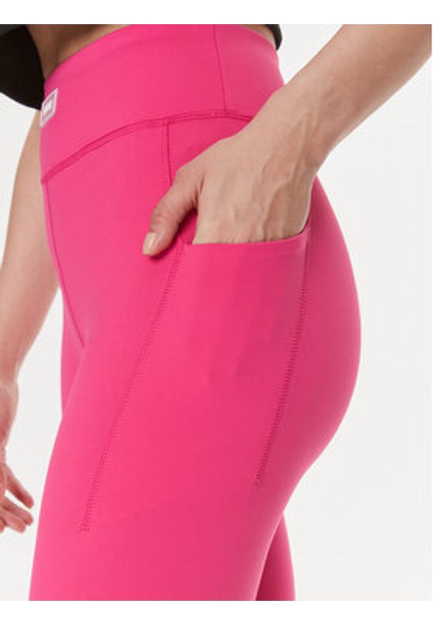 Guess Legginsy Deana V4RB09 MC04Z Różowy Slim Fit. Kolor: różowy. Materiał: syntetyk