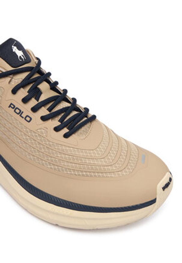 Polo Ralph Lauren Sneakersy Rlite BL 100 809973999003 Brązowy. Kolor: brązowy. Materiał: materiał